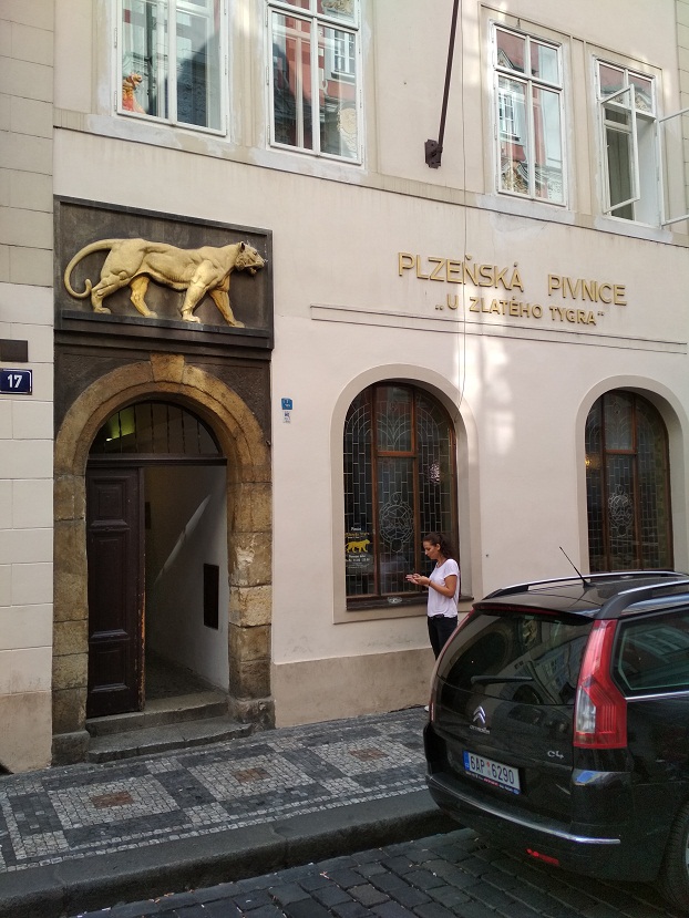 Экскурсии в Праге. U Zlateho tygra