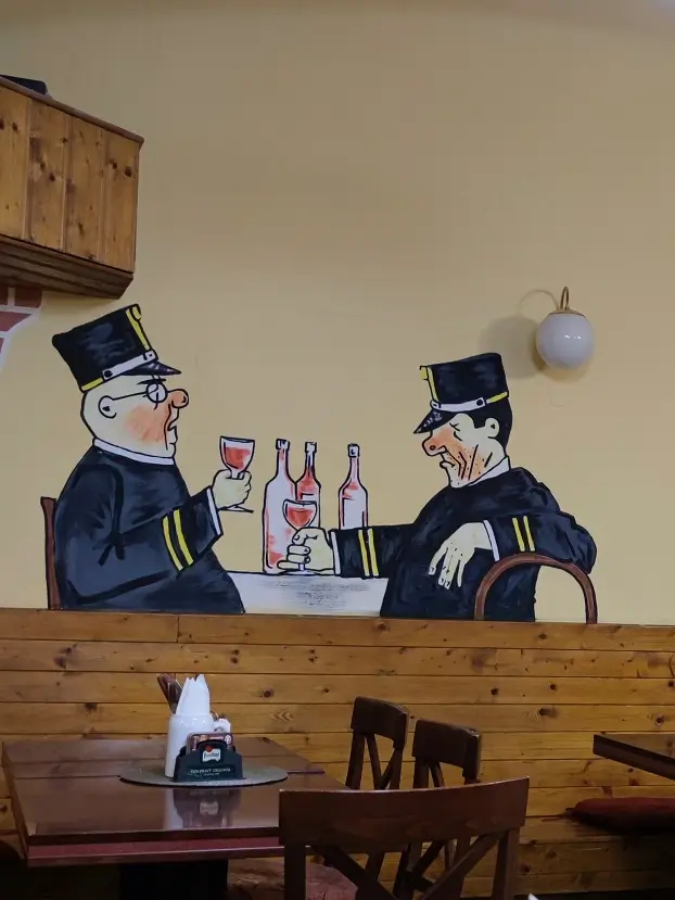 U Brejšků настенная роспись в pivnice U Brejšků