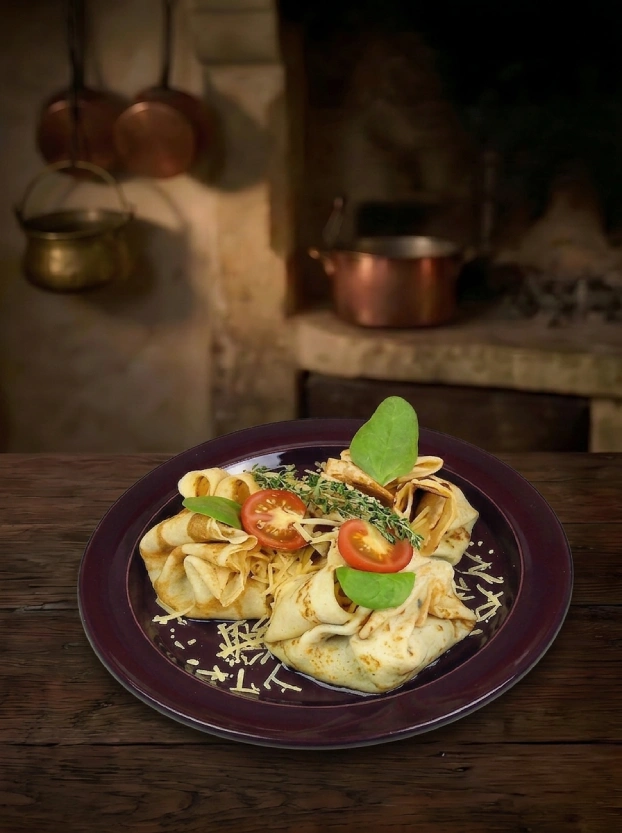 блинчики по-чешски – рецепт чешской кухни фаршированные блинчики по-чешски с сыром, шпинатом и томатами черри – блюдо чешской кухни