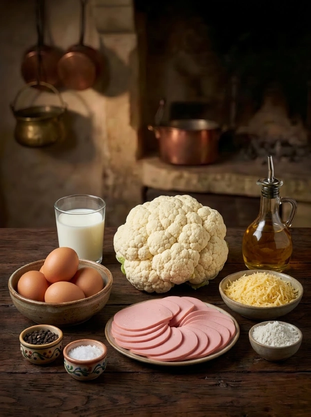 Чешская кухня. Капустные котлетки ингредиенты для приготовления чешских капустных котлеток из цветной капусты