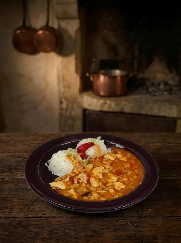 курица по-техасски – рецепт чешской кухни курица по-техасски с фасолью и рисом – сытное блюдо чешской кухни